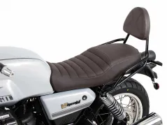 Sissybar ohne Gepäckträger schwarz/braun pour Moto Guzzi V7 Special/Stone/Centenario (2021-)