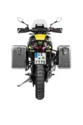 ZEGA Mundo système de coffre aluminium Aprilia Tuareg 660 Contenance 31/38, Couleur du porte-bagages Noir, Couleur Alu Natural