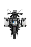 ZEGA Evo système de coffre aluminium pour Husqvarna Norden 901, KTM 890 Adventure/ 890 Adventure R/ 790 Adventure / 790 Adventure R   Contenance 31/38, Couleur du porte-bagages Argent, Couleur And-S