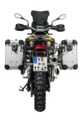 ZEGA Evo système de coffre aluminium pour F900GS Adventure, F850GS/ Adventure, F800GS(2024-), F750GS ZEGA Evo système de coffre aluminium "And-S" 31/38 litres avec support acier inoxydable pour BMW F850GS/ F850GS Adventure/ F750GS     Contenance 38/4