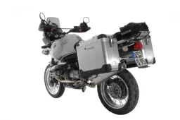 ZEGA Pro système de coffre aluminium 38/45 ltr. avec support acier inoxydable pour BMW R1150GS/ R1150GS Adventure/ R1100GS/ R850GS