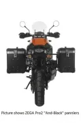 ZEGA Pro système de coffre en pour KTM 1050 Adventure/ 1090 Adventure/ 1290 Super Adventure/1190 Adventure/ 1190 Adventure R            Contenance 38/45, Couleur du porte-bagages Argent, Couleur And-Black