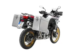 ZEGA Mundo système de coffre aluminium pour F900GS Adventure, F850GS/ Adventure, F800GS(2024-), F750GS ZEGA Mundo système de coffre aluminium 31/38 litres avec support acier inoxydable pour BMW F850GS/ F850GS Adventure/ F750GS    Contenance 38/45, Co