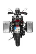 ZEGA Mundo système de coffre aluminium pour Yamaha Tenere 700 / World Raid ZEGA Mundo système de coffre aluminium 31/38 litres avec support acier inoxydable pour Yamaha Tenere 700   Contenance 38/45, Couleur du porte-bagages Noir, Couleur Alu Natural