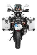 ZEGA Evo X système spécial pour KTM 1050 Adventure/ 1090 Adventure/ 1290 Super Adventure/ 1190 Adventure/ 1190 Adventure R   Contenance 38/38, Couleur du porte-bagages Argent, Couleur And-S