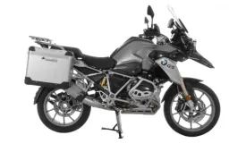 ZEGA Pro système de coffre aluminium pour BMW R1250GS/ R1250GS Adventure/ R1200GS à partir de 2013/ R1200GS Adventure à partir de 2014    Contenance 31/38, Couleur du porte-bagages Argent, Couleur Alu Natural