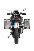 ZEGA Pro système de coffre en aluminium pour Honda CRF1100L Africa Twin (-2021) Contenance 31/38, Couleur du porte-bagages Noir, Couleur Alu Natural