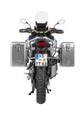 ZEGA Mundo système de coffre aluminium pour Honda CRF1100L Africa Twin (2022-) / CRF1100L Adventure Sports  Contenance 31/38, Couleur du porte-bagages Argent, Couleur Alu Natural