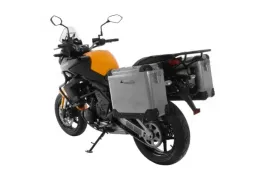 ZEGA Pro système de coffre aluminium 31/31 litre avec support acier noir pour Kawasaki Versys 650 (2010-2014)