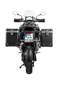 ZEGA Pro système de coffre en aluminium pour Triumph Tiger 1200 (2022-)      Contenance 38/45, Couleur du porte-bagages Argent, Couleur And-Black