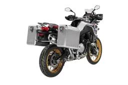 ZEGA Mundo système de coffre aluminium pour F900GS Adventure, F850GS/ Adventure, F800GS(2024-), F750GS ZEGA Mundo système de coffre aluminium 31/38 litres avec support acier inoxydable pour BMW F850GS/ F850GS Adventure/ F750GS   Contenance 38/45, Cou