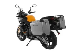 ZEGA Pro système de coffre aluminium 45/45 litre avec support acier noir pour Kawasaki Versys 650 (2010-2014)