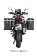 ZEGA Pro système de coffre en pour Honda CRF1000L Africa Twin (2015-2017)      Contenance 31/38, Couleur du porte-bagages Argent, Couleur And-Black