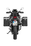 ZEGA Pro système de coffre en aluminium pour Honda CRF1100L Africa Twin (-2021)       Contenance 38/45, Couleur du porte-bagages Noir, Couleur Alu Natural