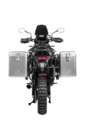 ZEGA Mundo système de coffre aluminium pour Triumph Tiger 900    Contenance 38/45, Couleur du porte-bagages Argent, Couleur Alu Natural