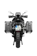 ZEGA Pro système de coffre en aluminium pour Husqvarna Norden 901, KTM 890 Adventure/ 890 Adventure R/ 790 Adventure / 790 Adventure R Contenance 31/38, Couleur du porte-bagages Noir, Couleur Alu Natural