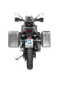 ZEGA Mundo système de coffre aluminium pour Yamaha Tenere 700 / World Raid ZEGA Mundo système de coffre aluminium 31/38 litres avec support acier inoxydable pour Yamaha Tenere 700    Contenance 38/45, Couleur du porte-bagages Argent, Couleur Alu Natu