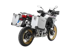 ZEGA Pro système de coffre aluminium pour F900GS Adventure, F850GS/ Adventure, F800GS(2024-), F750GS          Contenance 38/45, Couleur du porte-bagages Argent, Couleur Alu Natural