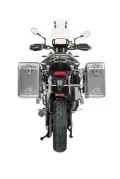 ZEGA Mundo système de coffre aluminium pour Triumph Tiger 900 Contenance 31/38, Couleur du porte-bagages Noir, Couleur Alu Natural